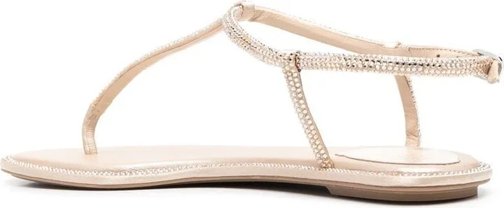 Rene' Caovilla Diana Flat Flip Flops - Image 2