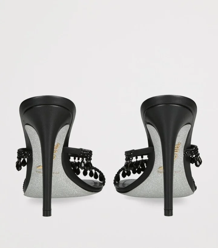 René Caovilla Embellished Chandelier Sandals 105 - Image 2