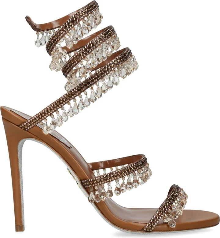 René Caovilla Embellished Chandelier Sandals 105
