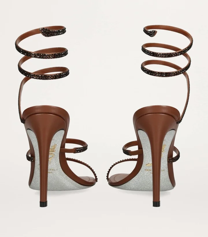 René Caovilla Embellished Cleo Ii Heeled Sandals 105 - Image 3