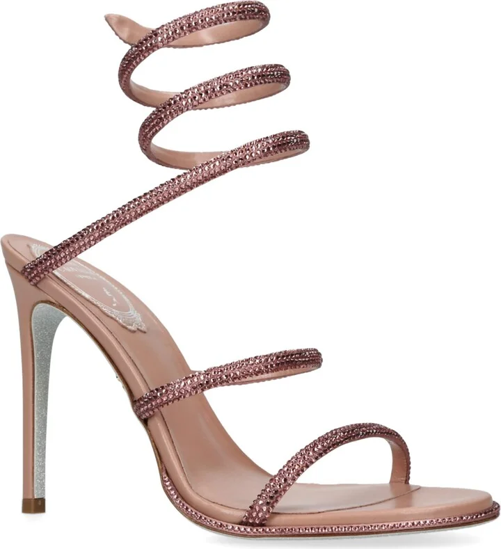 René Caovilla Embellished Cleo Sandals 105 - Image 3