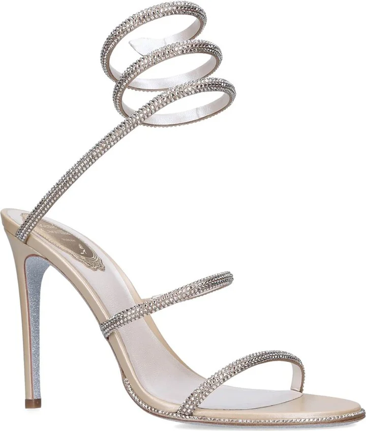 René Caovilla Embellished Cleo Sandals 105 - Image 3