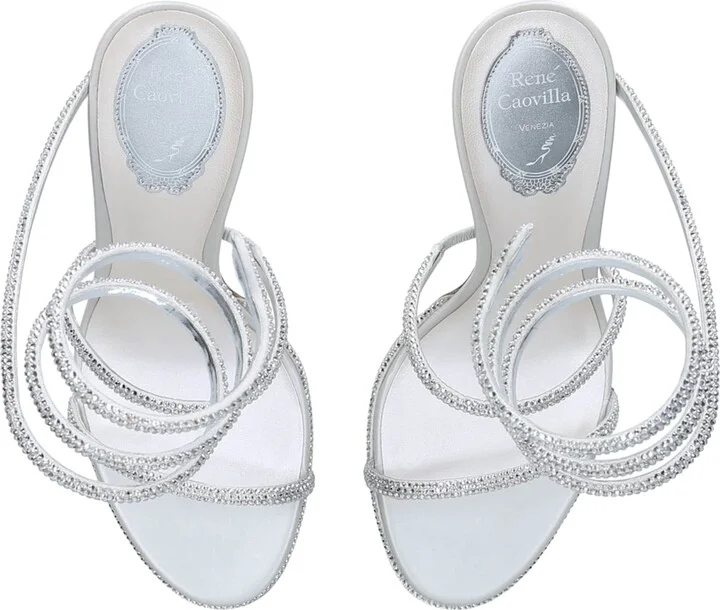 René Caovilla Embellished Cleo Sandals 105 - Image 5