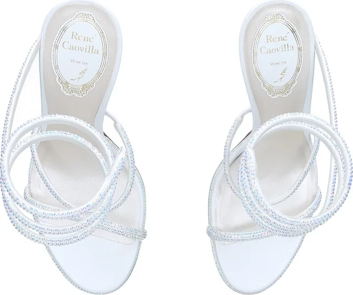 René Caovilla Embellished Cleo Sandals 105 - Image 5
