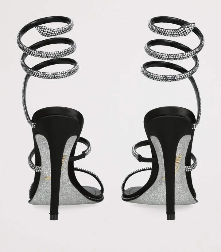 René Caovilla Embellished Cleo Sandals 105 - Image 2
