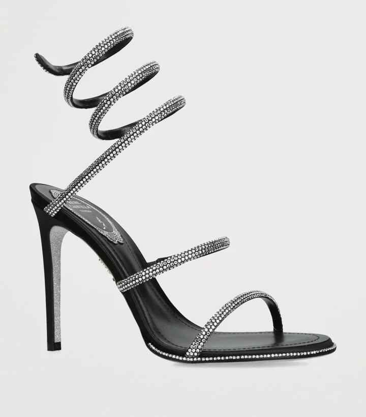René Caovilla Embellished Cleo Sandals 105 - Image 3