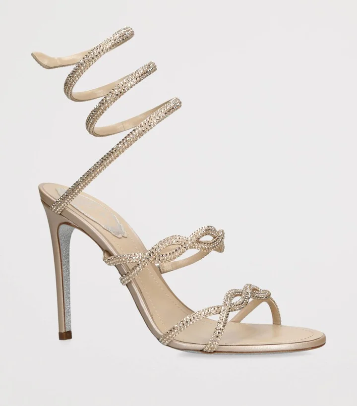 René Caovilla Embellished Cleo Sandals 105 - Image 3