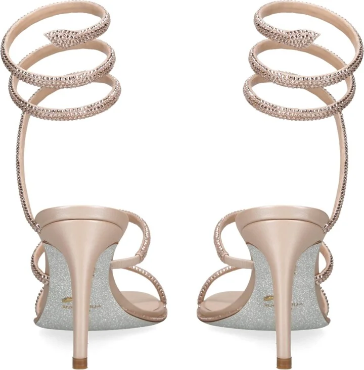 René Caovilla Embellished Cleo Sandals 80 - Image 2