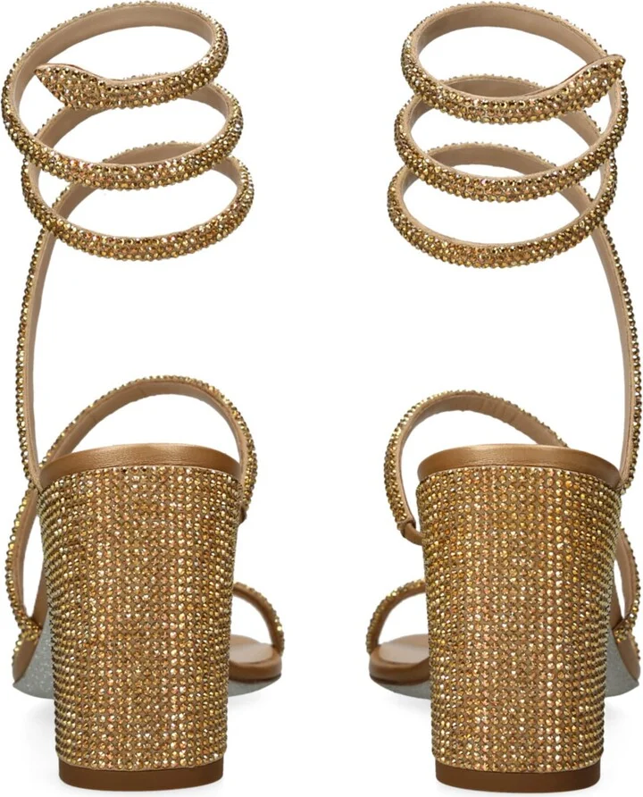 René Caovilla Embellished Cleo Sandals 80 - Image 4