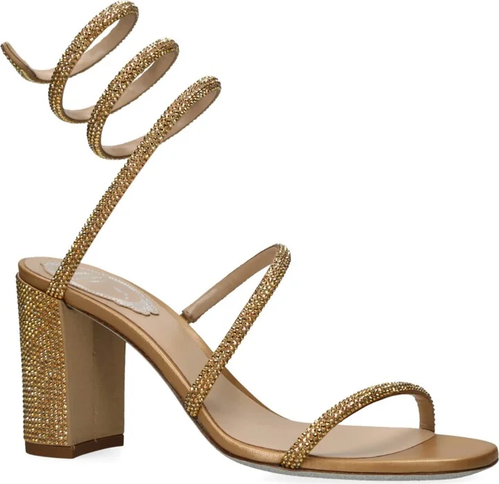 René Caovilla Embellished Cleo Sandals 80 - Image 5