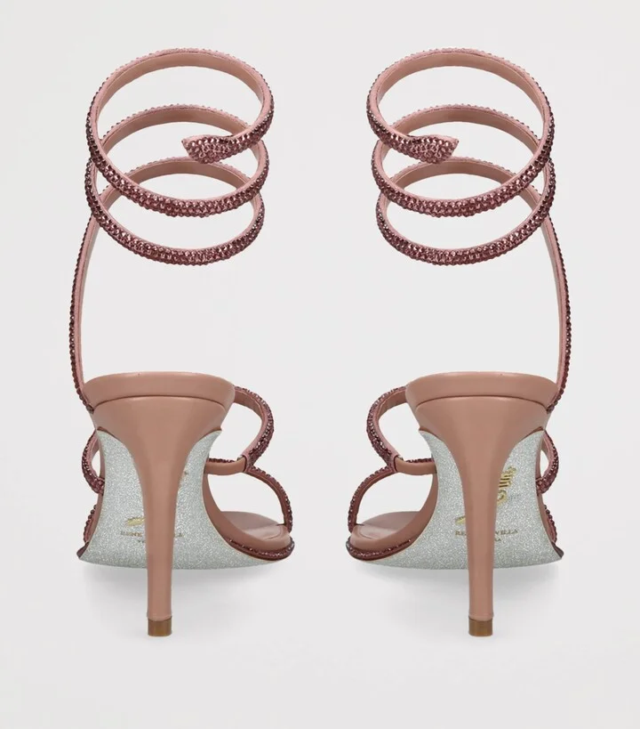 René Caovilla Embellished Cleo Sandals 80 - Image 2