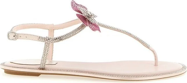 René Caovilla Embellished Fairy Flat Sandals