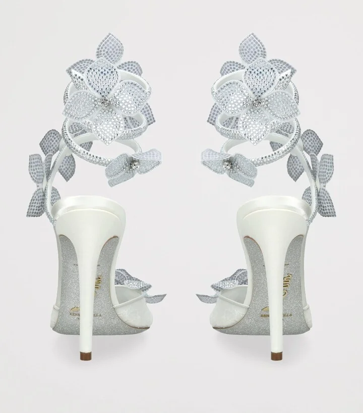 René Caovilla Embellished Floriane Pumps 105 - Image 2