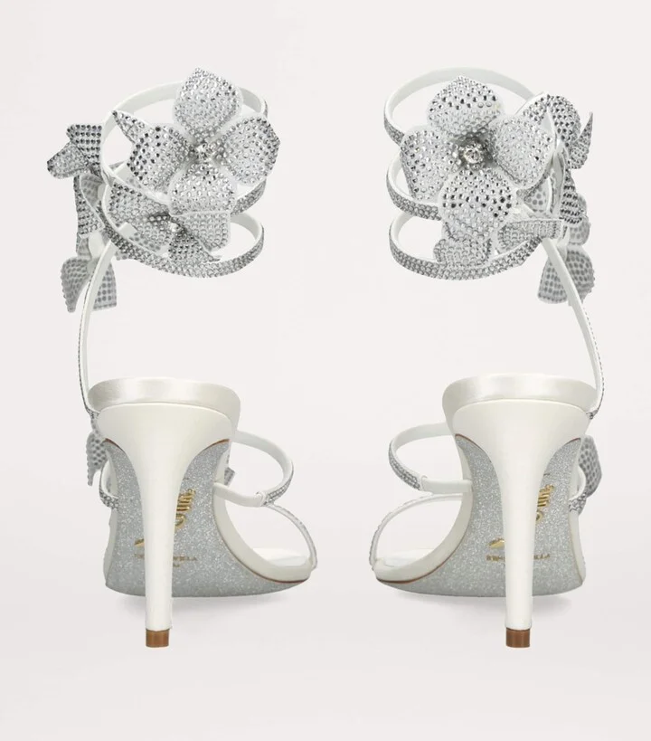 René Caovilla Embellished Floriane Sandals 80 - Image 2