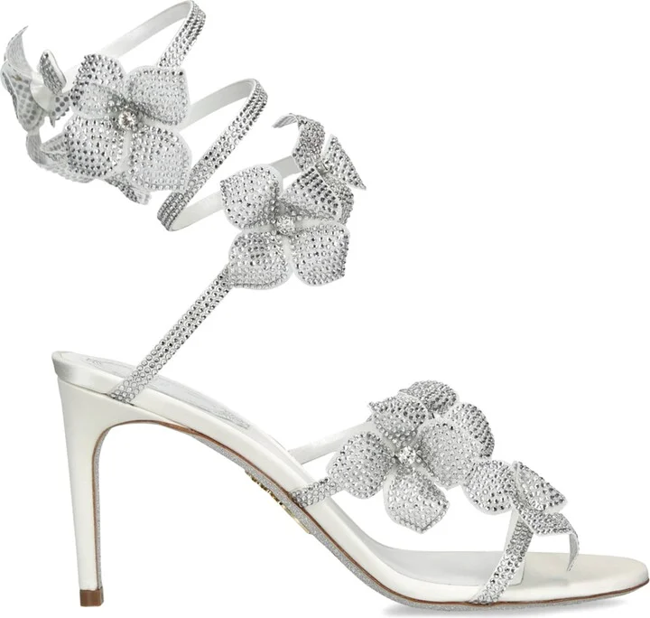 René Caovilla Embellished Floriane Sandals 80