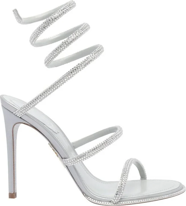 René Caovilla Embellished Heeled Sandals