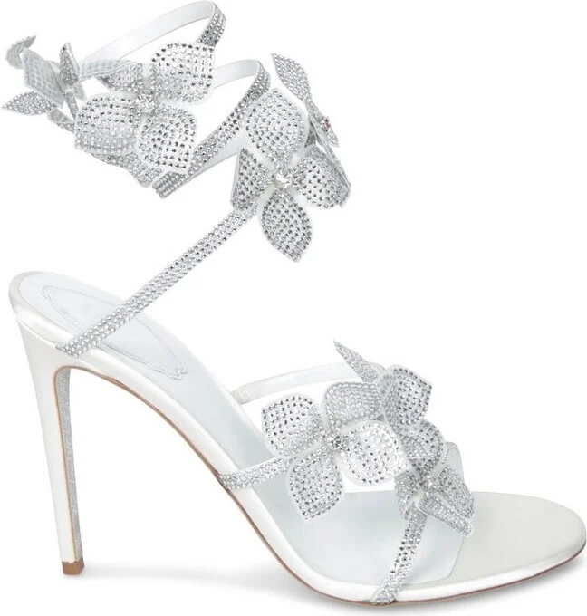 René Caovilla Floriane Embellished Sandals