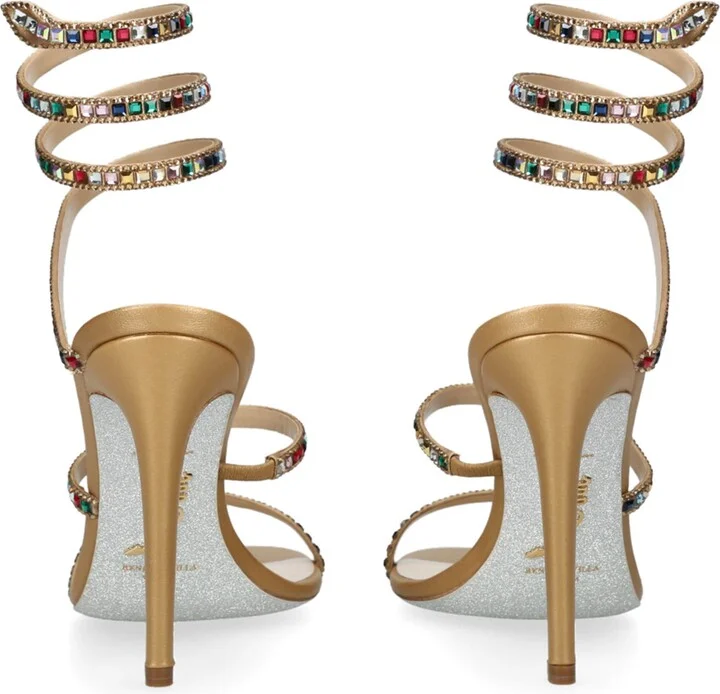 René Caovilla Gem-Embellished Cleo Sandals 105 - Image 2