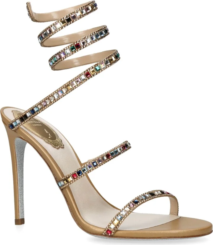 René Caovilla Gem-Embellished Cleo Sandals 105 - Image 3