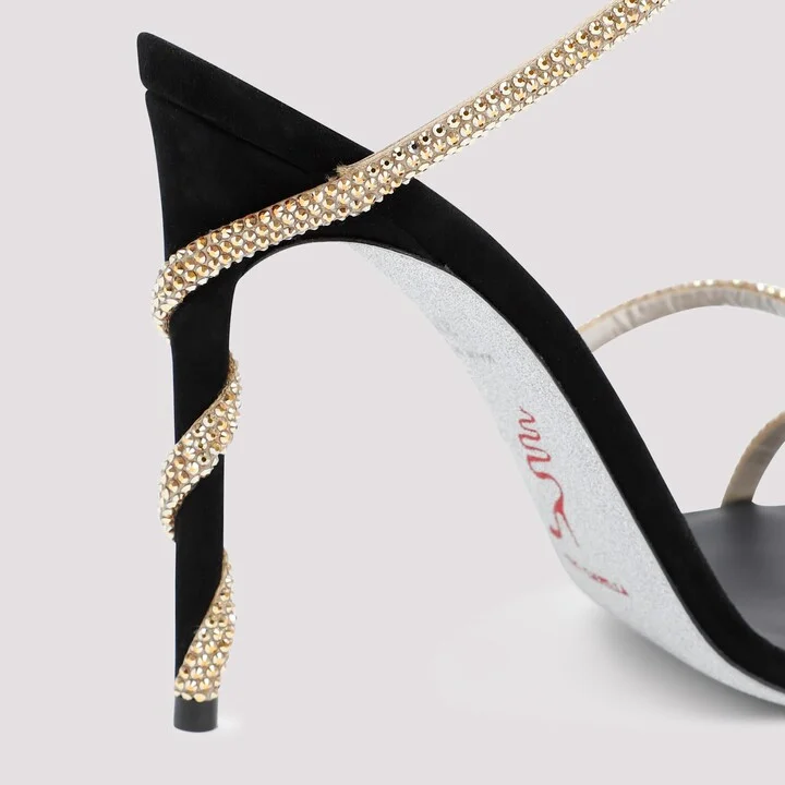 Renè Caovilla Golden Margot Spiral Sandals - Image 5