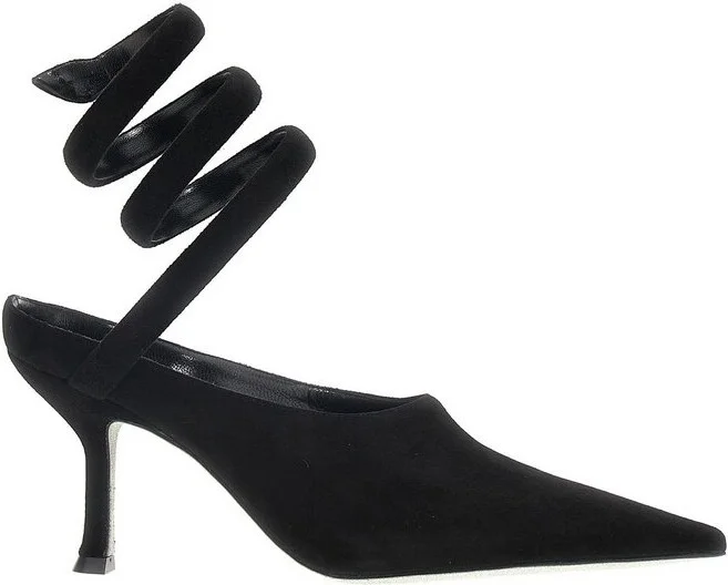 René Caovilla Grace Pointed Toe Mules