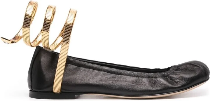 RENE' CAOVILLA Juniper Leather Ballets