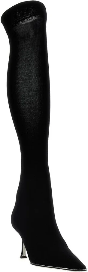 René Caovilla Knitted Boots - Image 2