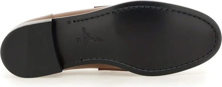 René Caovilla Leather Loafer - Image 5