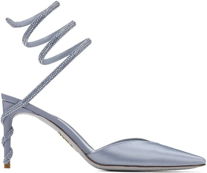Rene Caovilla Margot 80 Satin Pumps