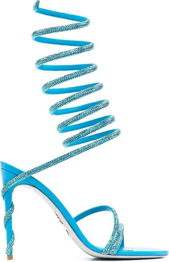 Rene Caovilla Margot Crystal Embellished Sandals