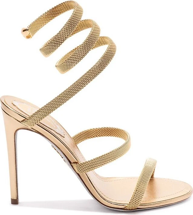 René Caovilla Trigold Cleo Sandals