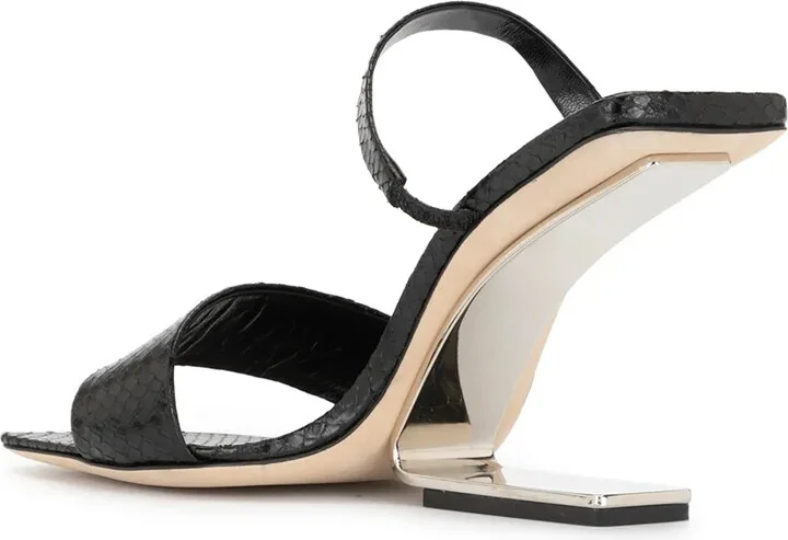 Rene cut-out heel sandals - Image 3