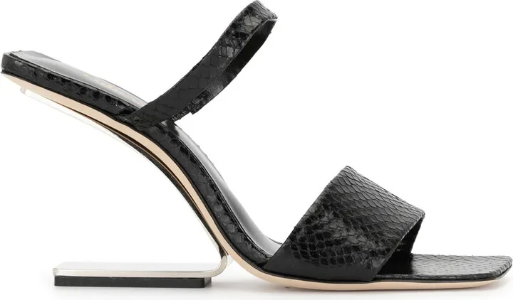Rene cut-out heel sandals