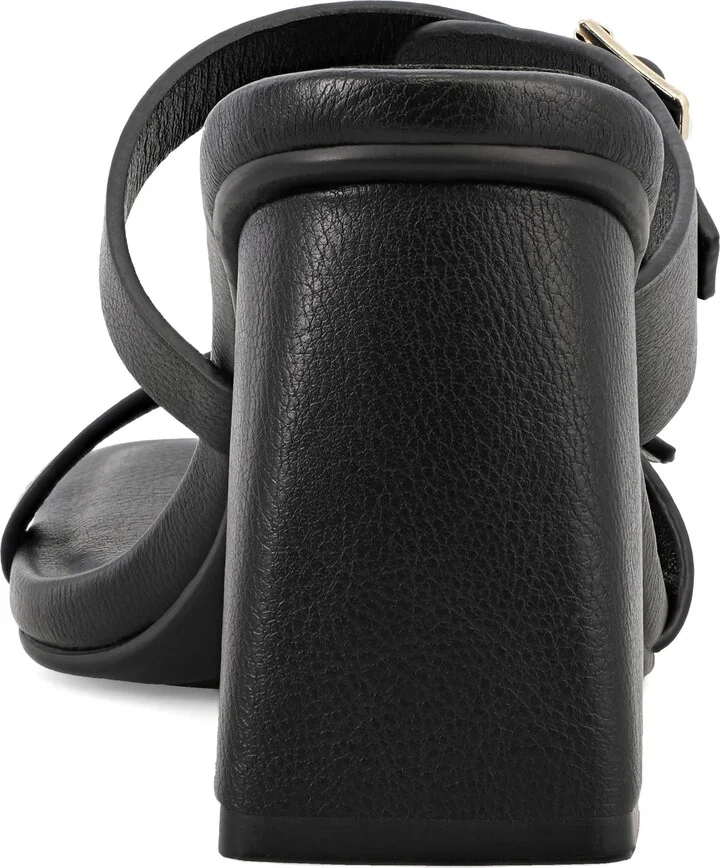 Rene Double Buckle Block Heel Sandal - Image 2