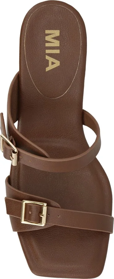 Rene Double Buckle Block Heel Sandal - Image 9