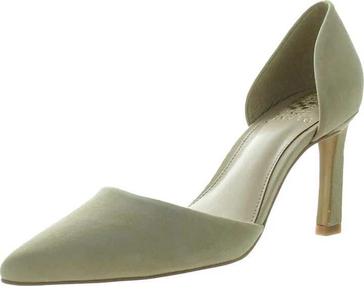Renny Womens Nubuck Slip On Pumps