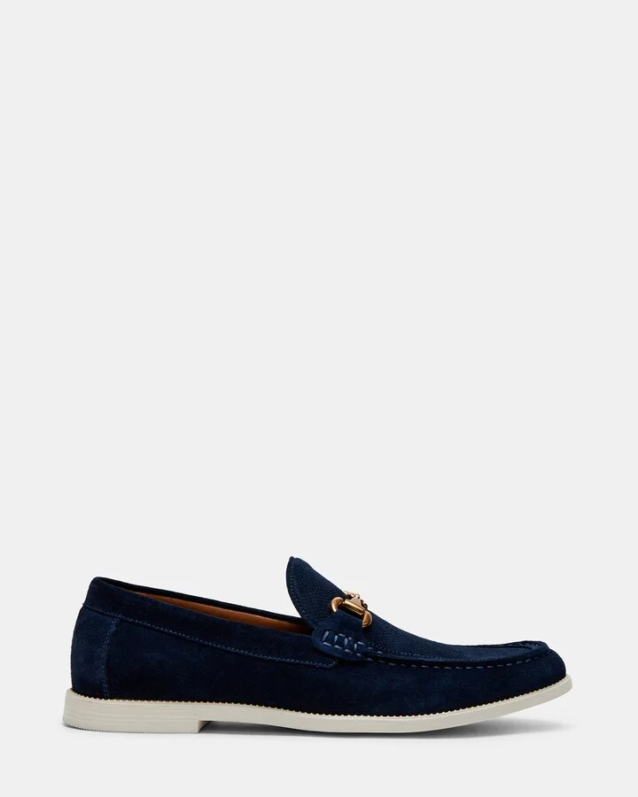 Renzzi Navy Suede