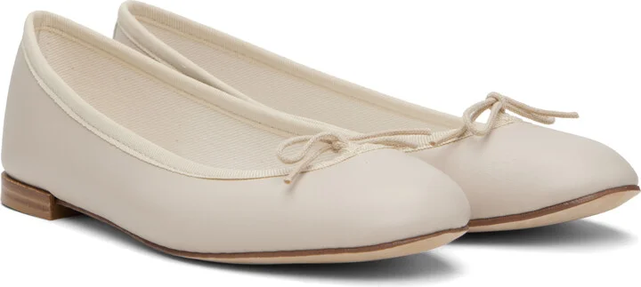 Repetto Beige Cendrillon Ballerina Flats - Image 4