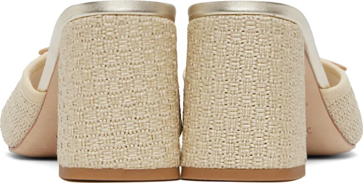 Repetto Beige Jordana Mules - Image 2
