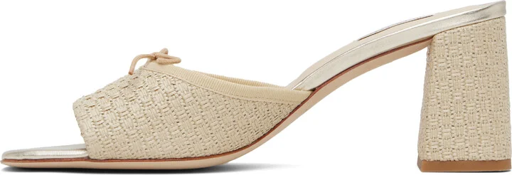 Repetto Beige Jordana Mules - Image 3