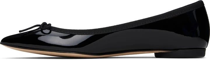 Repetto Black Brigitte Pointy Toe Ballerina Flats - Image 3