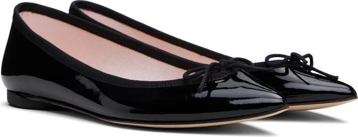Repetto Black Brigitte Pointy Toe Ballerina Flats - Image 4