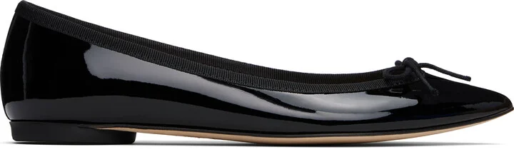 Repetto Black Brigitte Pointy Toe Ballerina Flats