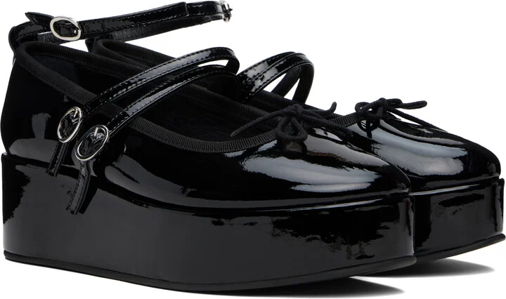 Repetto Black Cendrillon Platform Heels - Image 4