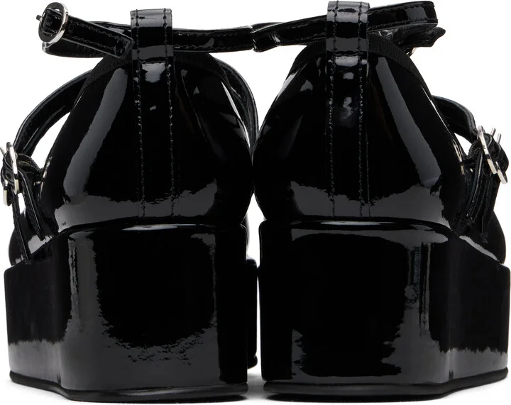 Repetto Black Cendrillon Platform Mary Jane Ballerina Flats - Image 2