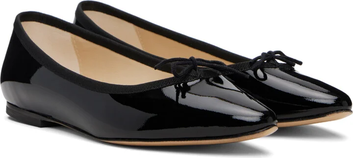 Repetto Black Cendrillon Pointed-Toe Ballerina Flats - Image 4