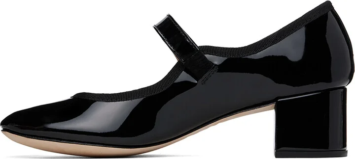 Repetto Black Fabienne Mary Jane Heels - Image 3