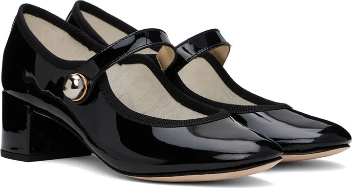Repetto Black Fabienne Mary Jane Heels - Image 4