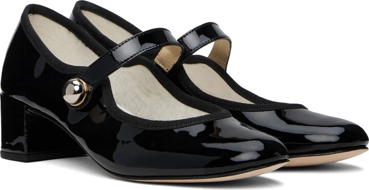 Repetto Black Fabienne Mary Jane Heels - Image 4