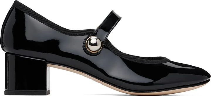 Repetto Black Fabienne Mary Jane Heels